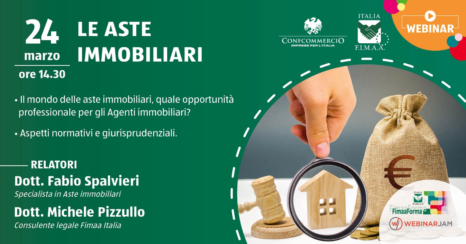 Webinar Fimaa le aste immobiliari Confcommercio